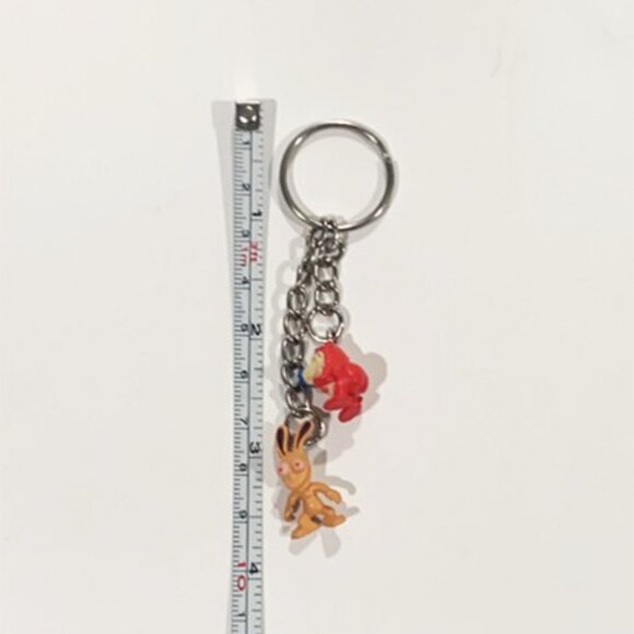 Ren & Stimpy Duo Keychain – 3.75 Inch Collectible Cartoon Keychain - Picture 6 of 6